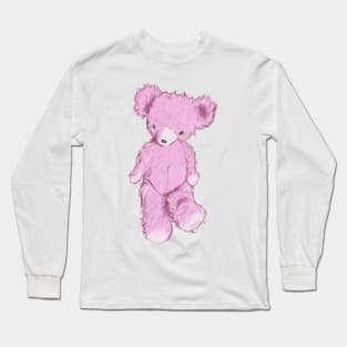 Pink Teddy Bear Long Sleeve T-Shirt